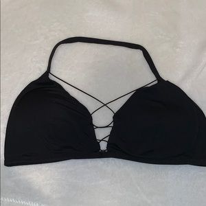 Pac Sun  ☀️ Black cris cross bralette